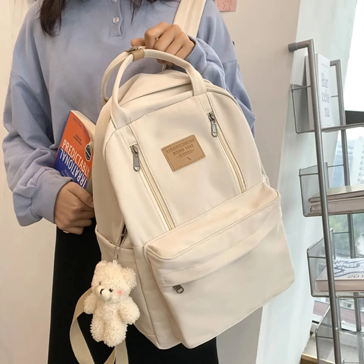 diehe-sac à dos étanche solide pour jeunes filles, sac à dos pour adolescentes, sac initié à l'école, haute qualité, document pour femme
