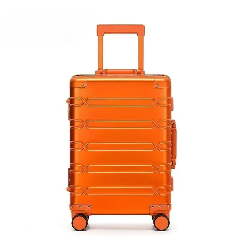 sacs de voyage bagages roulants bagages 20'' valise de cabine à main valise de voyage en alliage d'aluminium-magnésium