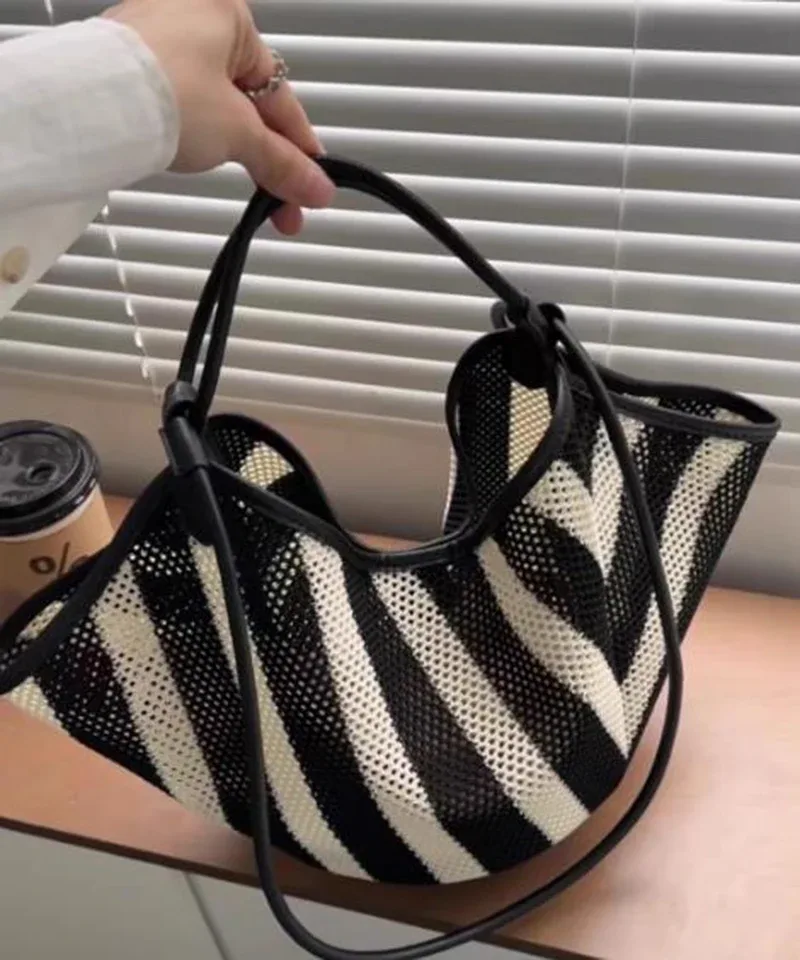 highreal-sac à bandoulière style bohème pour femmes, sacoche tissée à la main, pour loisirs vacances plage