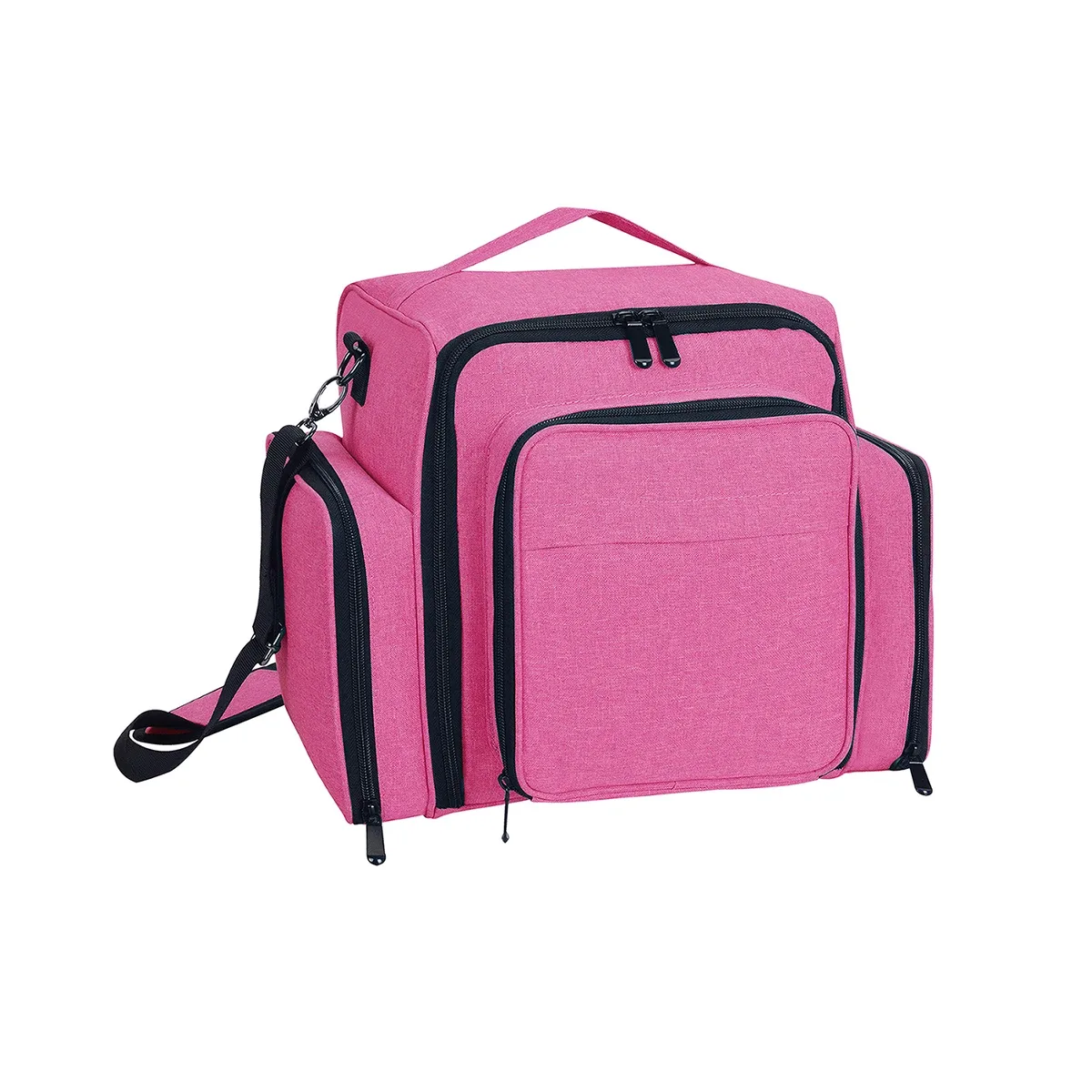 uozl organisateur de vernis à ongles de grande capacité, peut contenir 60 bouteilles de vernis à ongles et grande lampe pour nail art. arrive avec 2 sacs indépendants