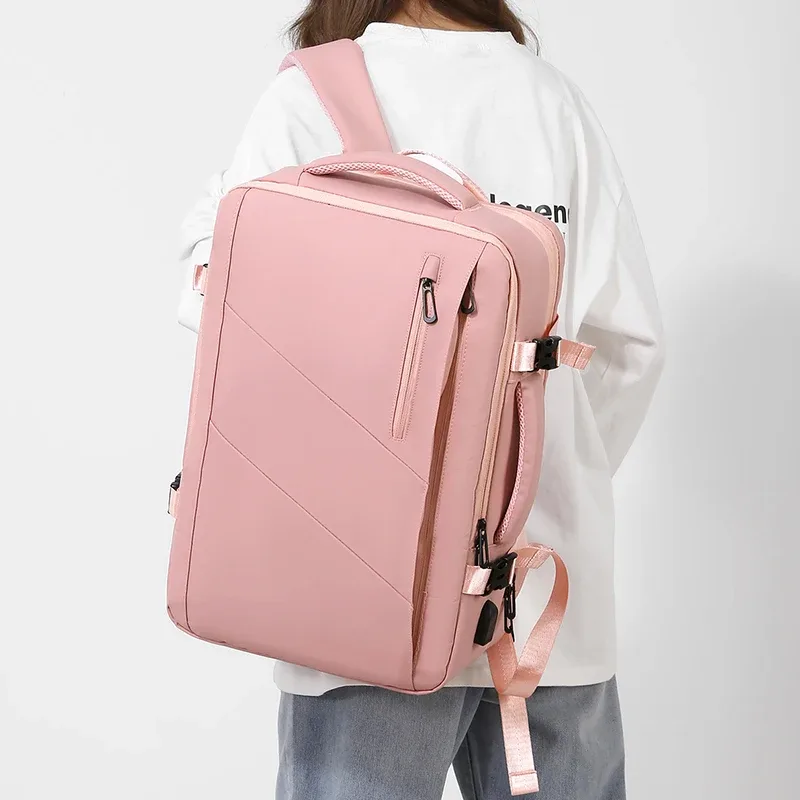 sac à dos pour ordinateur portable avec logo personnalisé pour hommes, 17 pouces, multi-poches, extensible, étanche, pour l'école, voyage d'affaires, impression