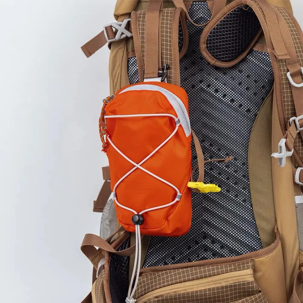 pochette de téléphone en nylon, sac à dos de camping en plein air, trekking, sac suspendu, sac à dos de voyage léger et durable, sac d'accessoires, sac de téléphone