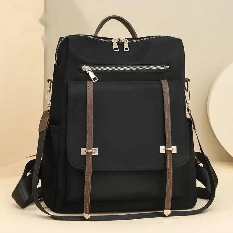 sac à dos de voyage en plein air sacs d'école polyvalents pour étudiants en vente 2025, le plus récent sac à dos décontracté en nylon bloc de couleur pour femmes