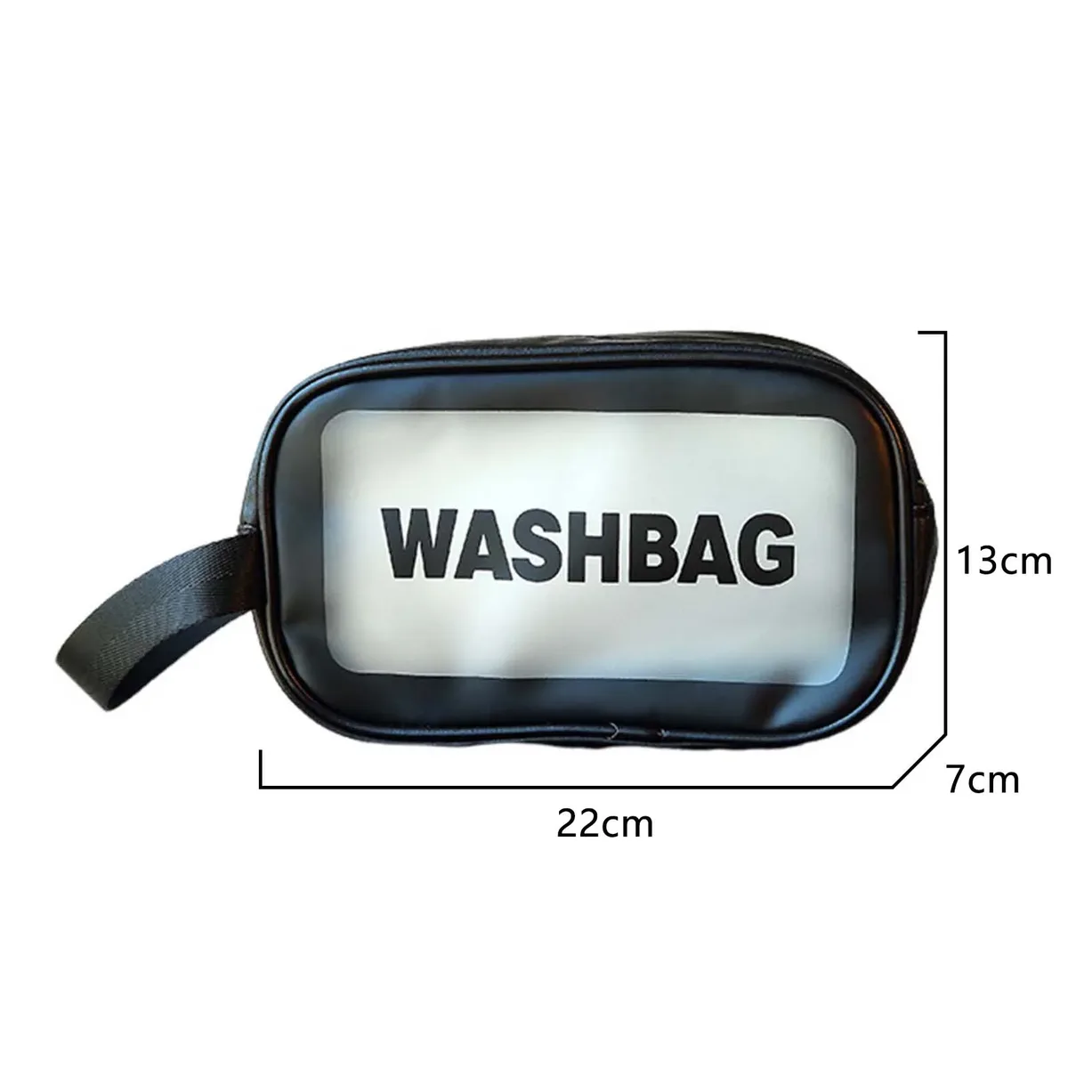 sac de toilette portable en pu pour femmes et hommes, sac de maquillage transparent imperméable, organiseur de toilette pour accessoires