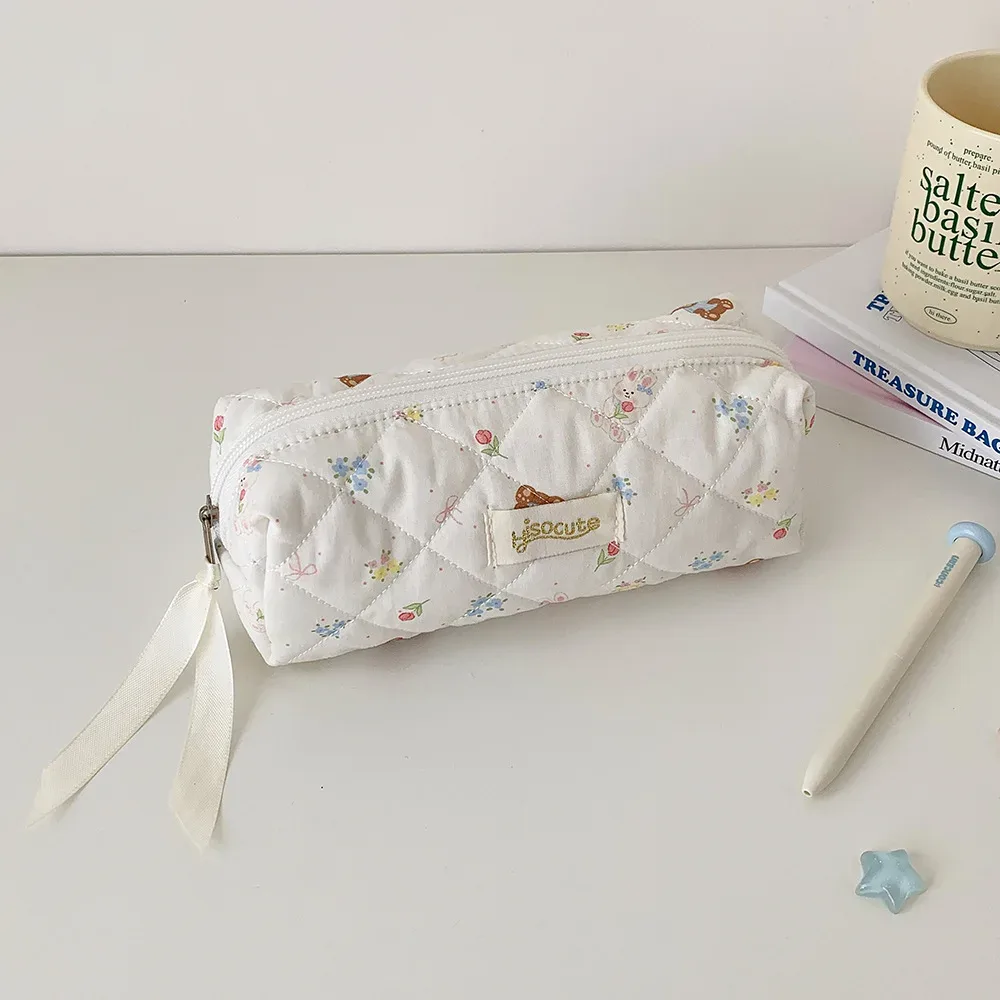 sac de maquillage mignon en forme d'ours, compartiments multicouches, organisateur de cosmétiques avec fermeture éclair, trousse de toilette de voyage portable pour femmes et filles