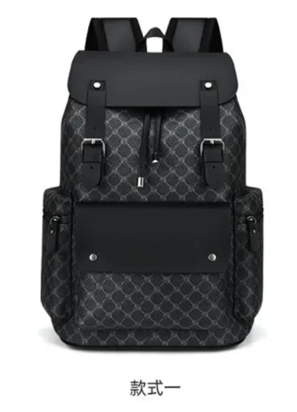 sac à dos à imprimé floral pour hommes, design de marque de luxe, sac à dos de voyage de grande capacité, sacs pour ordinateur portable à la mode, cartable 백팩