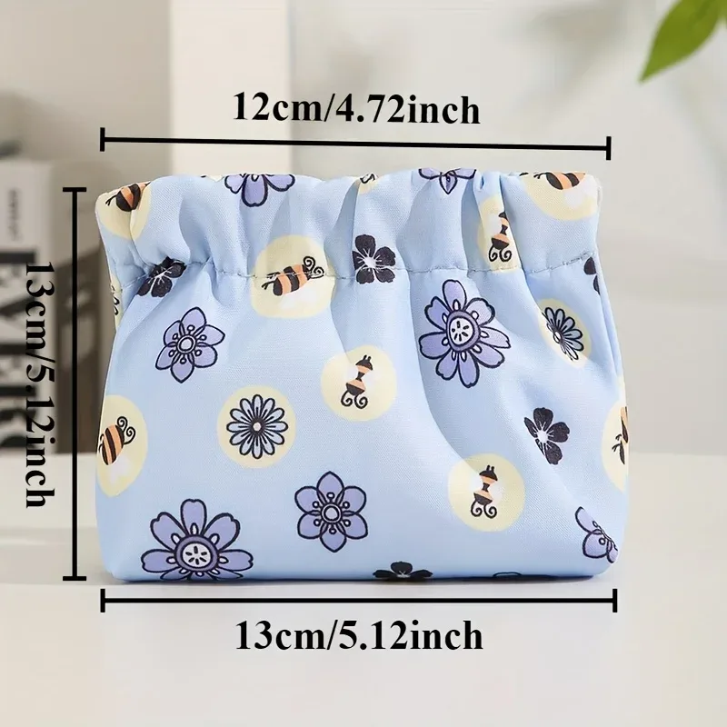 sac de rangement en forme de balle pour enveloppes rouges, pochette pour clés et maquillage, sac de rangement pour câbles de données, sac de transport portable, pochette de rangement à fermeture automatique, sac de tri portable pour câbles de données