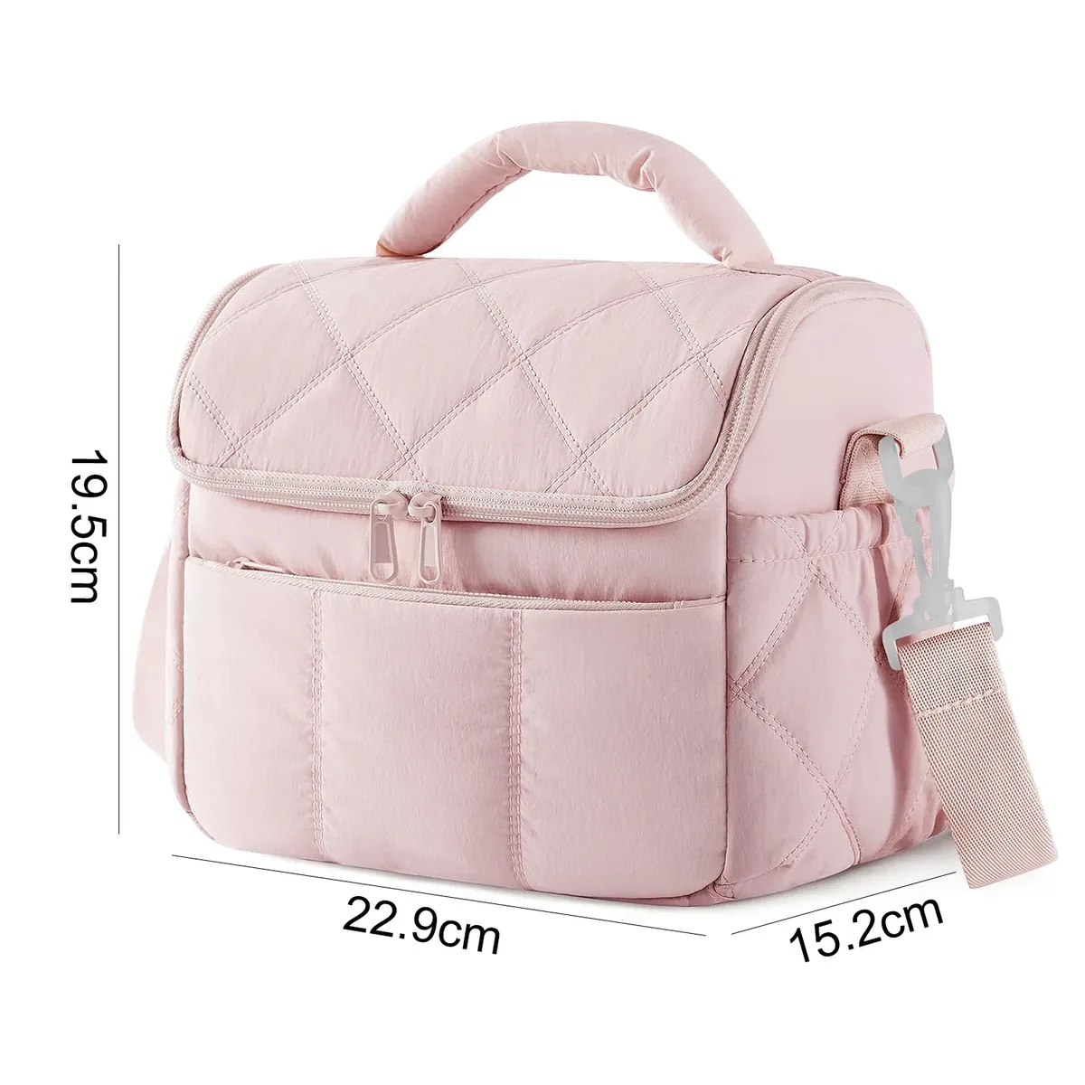 nouvelle sacoche à lunch portable en nylon, réutilisable, multifonctionnelle, isotherme, étanche, sac isotherme pour femmes, sacs à usage spécial