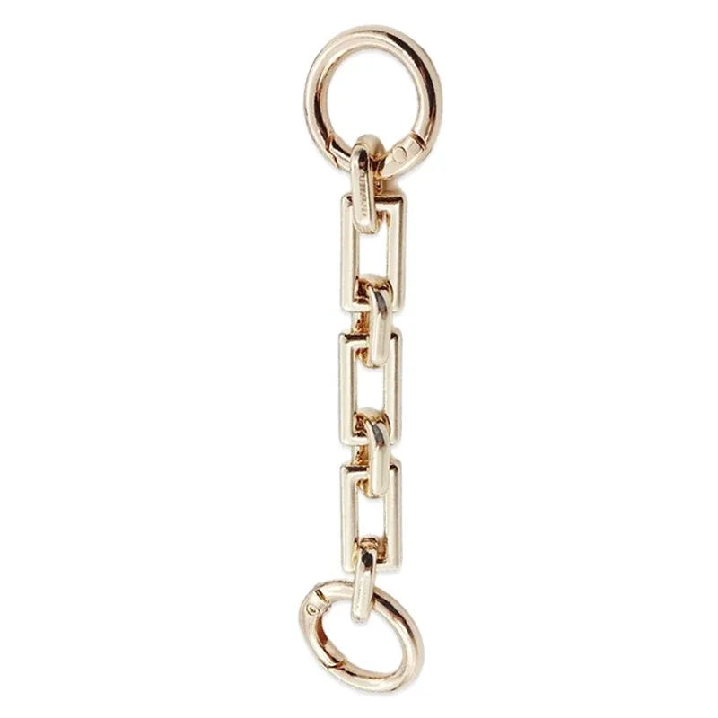 chaîne extension sangle sac main métal doré robuste accessoire voyage finition brillante modulaire transformable