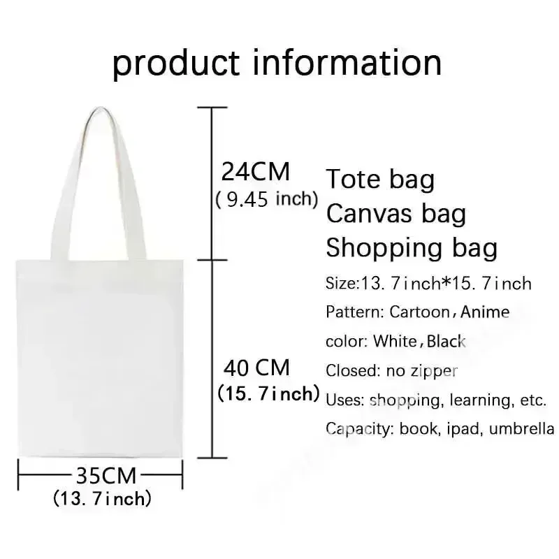 dessin animé toile sac fourre-tout loisirs mignon dame sacs sacs à main femmes sac à provisions eco shopper plage tissu sac à main épaule le nouveau