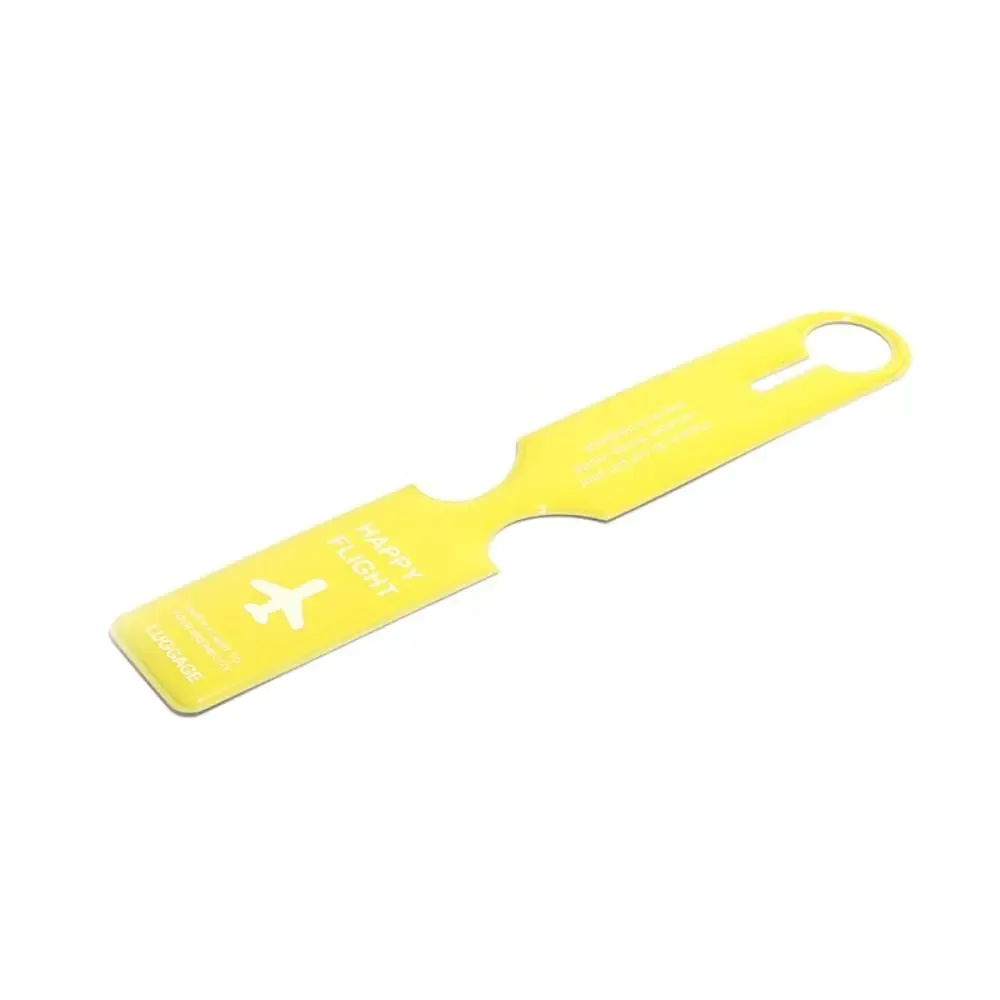 étiquette de bagage en pvc pour carte d'embarquement, étiquette nominative pour bagages, carte d'information, étiquette de valise d'avion, étiquette d'adresse