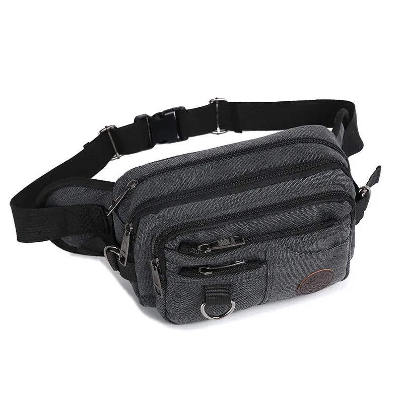 sac de taille pour homme, sac de voyage avec bretelles réglables, idéal pour la randonnée et le camping en plein air
