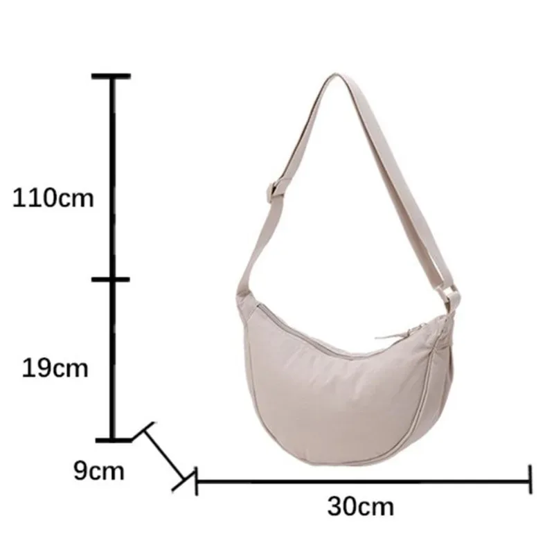 sac bandoulière polyvalent en nylon léger, durable et élégant, disponible en plus de 20 couleurs vibrantes pour un usage quotidien, les voyages et les sorties.