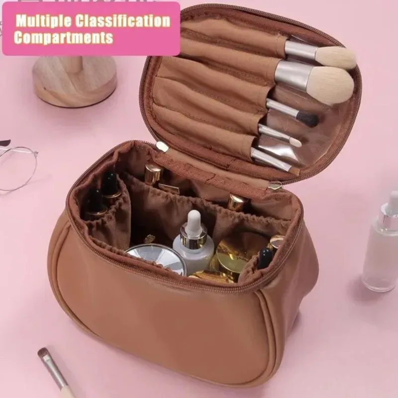 nouvelle trousse de toilette et de rangement de voyage grande capacité pour femme, style instagram haut de gamme, tendance célébrité internet