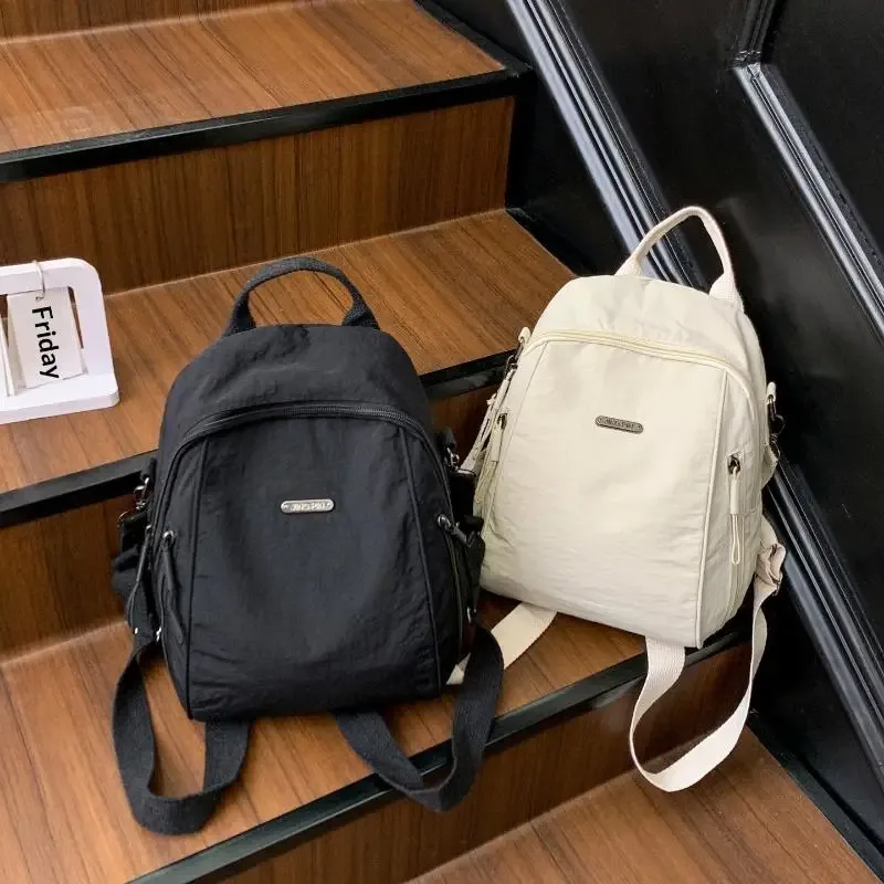 sac à dos coréen tendance de grande capacité, sac léger pour les trajets quotidiens, sac à dos décontracté pour femmes