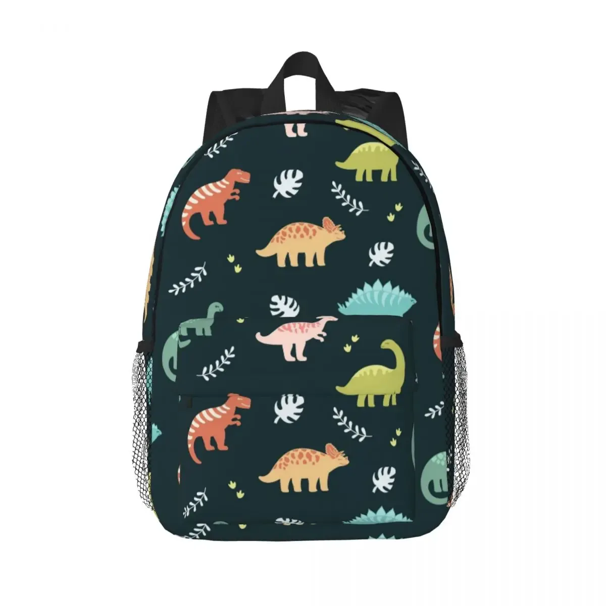 sac à dos de dessin animé drôle de dinosaure pour hommes et femmes, sac à livres de base, sac pour étudiants, sac pour ordinateur portable manga, école