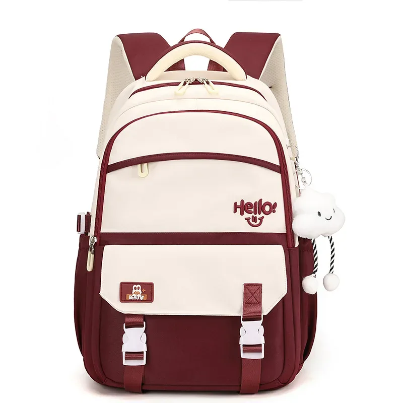 sac à dos pour enfants pour filles, cartable d'école primaire simple de grande capacité, sacs d'école pour collégiens