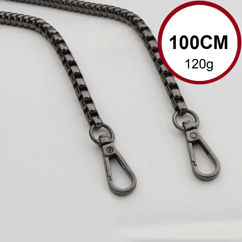 sangle de sac en acier inoxydable simple pour femme, accessoires de sac à main jodiy, sac à bandoulière initié, 100cm