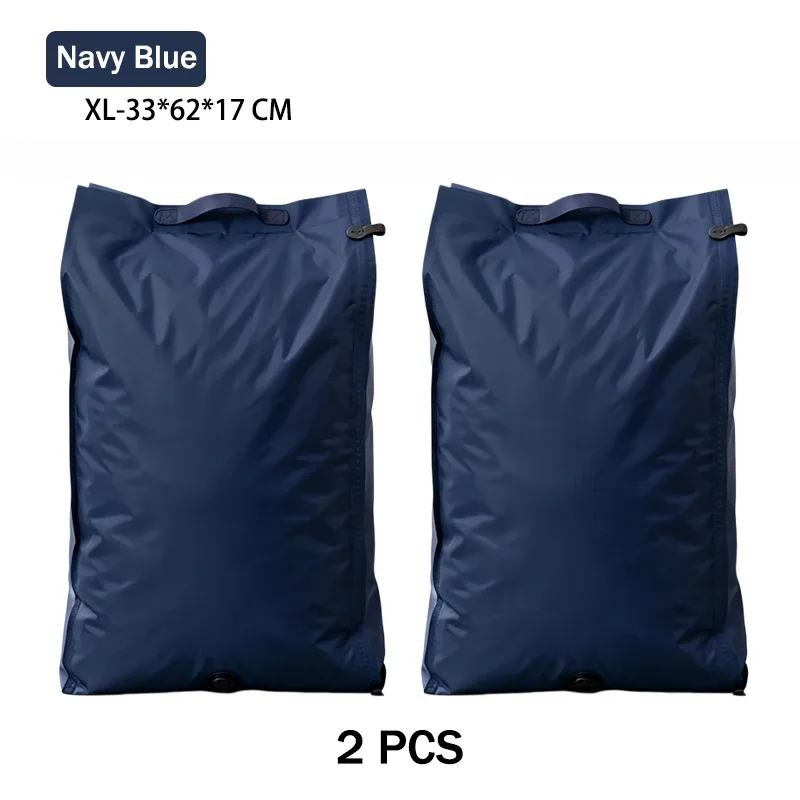 accessoires de voyage sacs sous vide compression organiseur de valise imperméable anti-poussière anti-humidité sans pompe économiseur d'espace sac à linge pour avion tissu oxford grande taille placard réutilisables