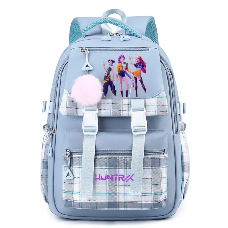 sac à dos d'étudiant k-pop demon hunters, cartable de grande capacité pour adolescents, sac à dos de voyage pour ordinateur portable pour femmes, cadeau