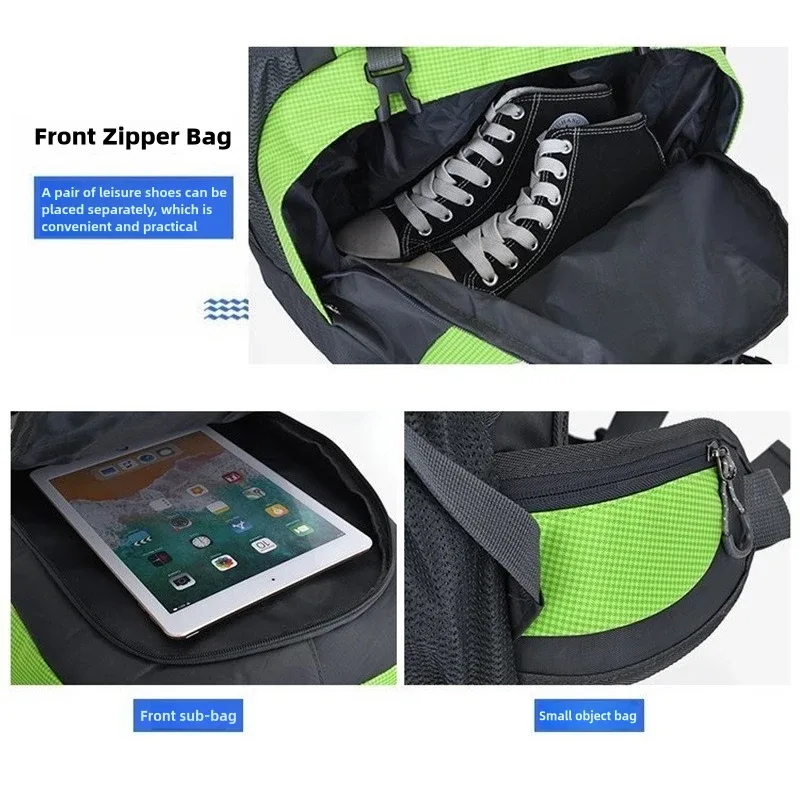sac à dos de voyage de grande capacité 40l 60l sac à dos étanche pour ordinateur portable pour hommes femmes voyage en plein air randonnée sport voyage d'affaires