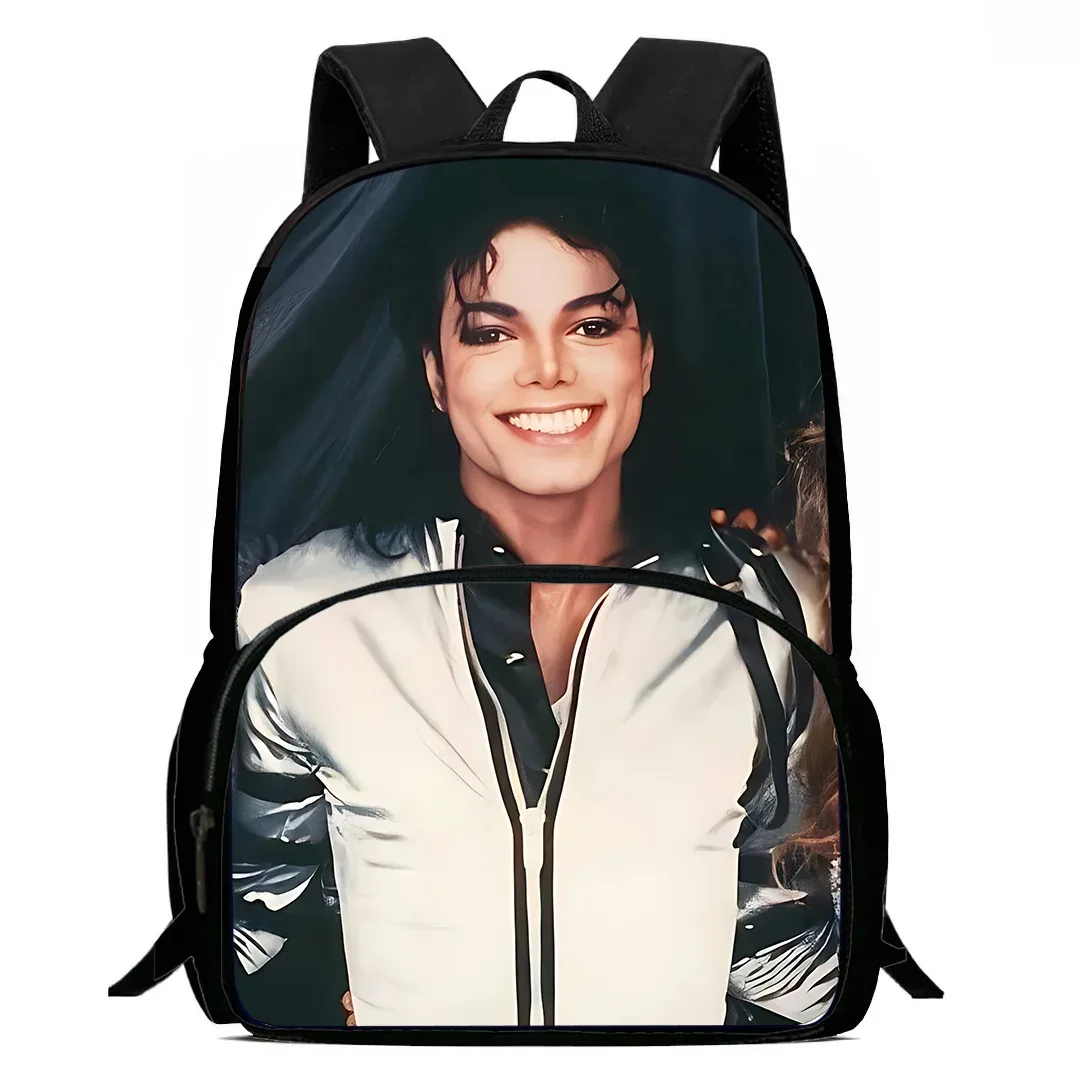 michael jackson enfants sacs à dos garçons et filles étudiant cadeau d'anniversaire enfant sacs d'école grande capacité camping sac à dos durable
