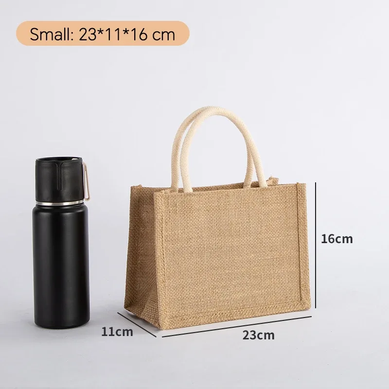 lot de 100 sacs fourre-tout en toile de jute personnalisés, sacs d'épicerie, sacs de plage, sacs cadeaux de mariage et d'anniversaire, sacs laminés avec logo, vente en gros