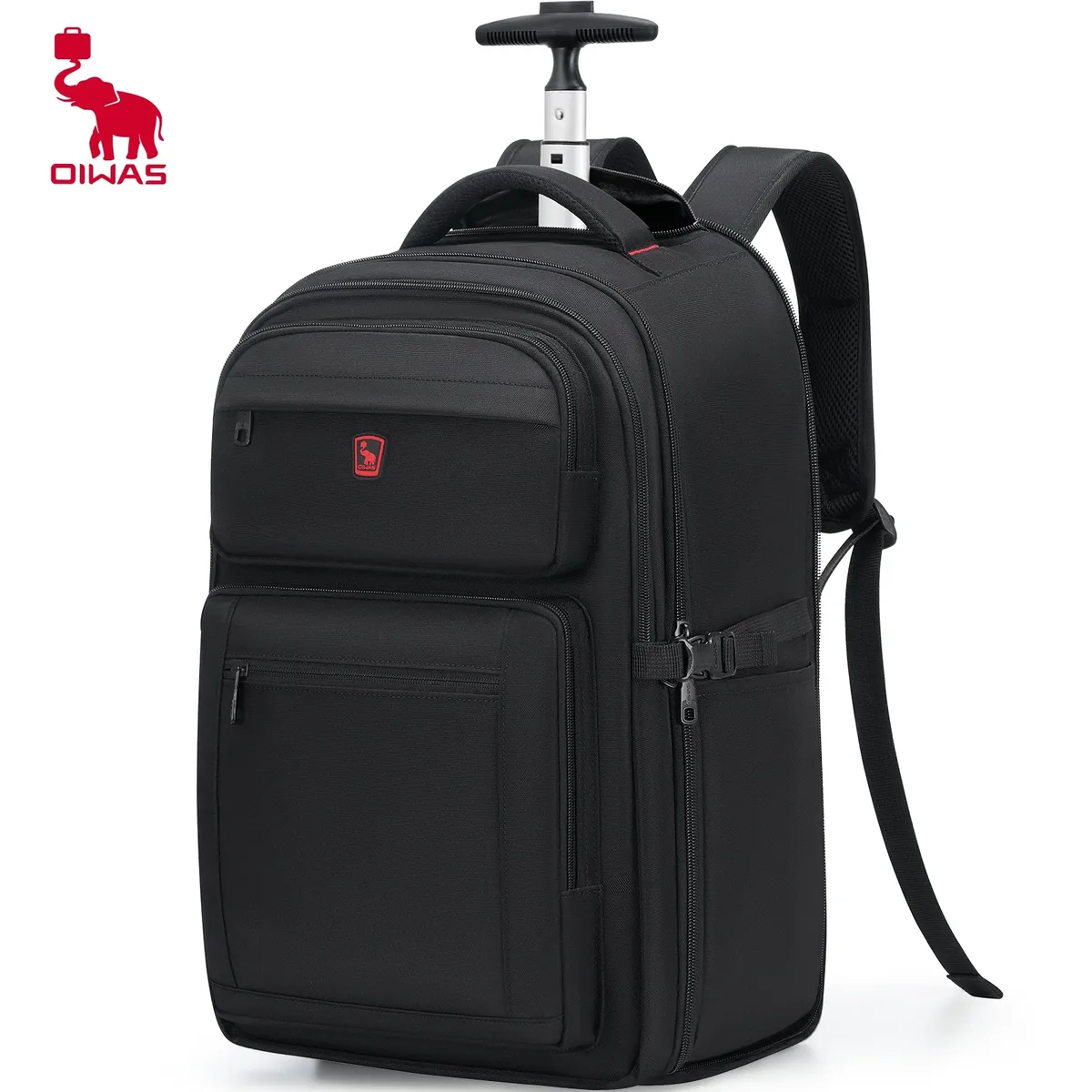 OIWAS – sac à dos de voyage d'affaires à la mode, avec fonction levier et rouleau, ensemble de voyage de grande capacité, adapté aux hommes et aux femmes