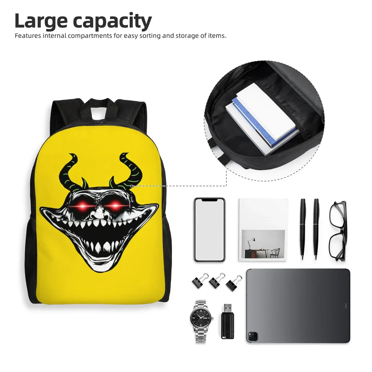 sac à dos de voyage personnalisé trollface, drôle, pour hommes et femmes, sac à dos d'école pour ordinateur portable, sac à dos pour étudiants, sac à dos de jour original