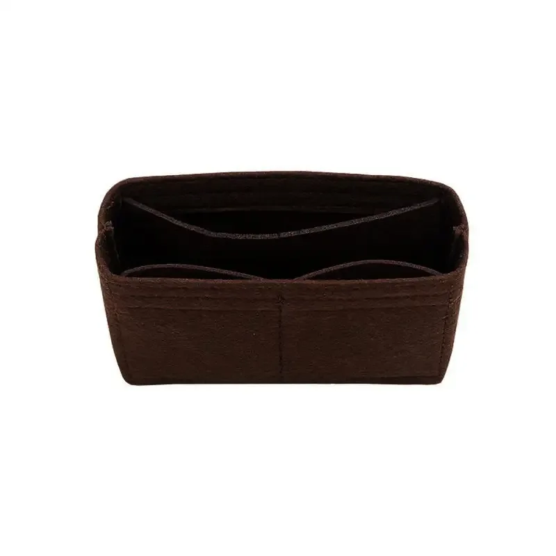 organisateur voyage tissu feutre non tissé multicouleurs compartiments poignée glissière maquillage sacs cosmétiques accessoires femmes
