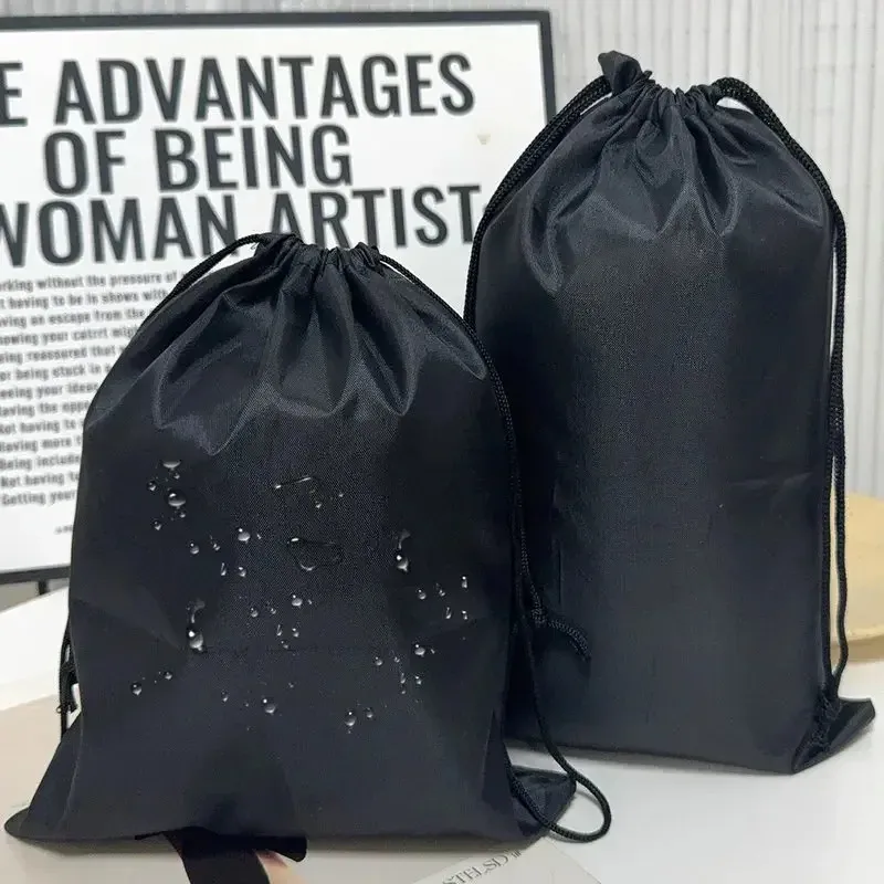 pochette de rangement à cordon en nylon, sac multifonctionnel, sacs pour voyage et activités de plein air de 10x20cm à 30x20cm, sac de rangement