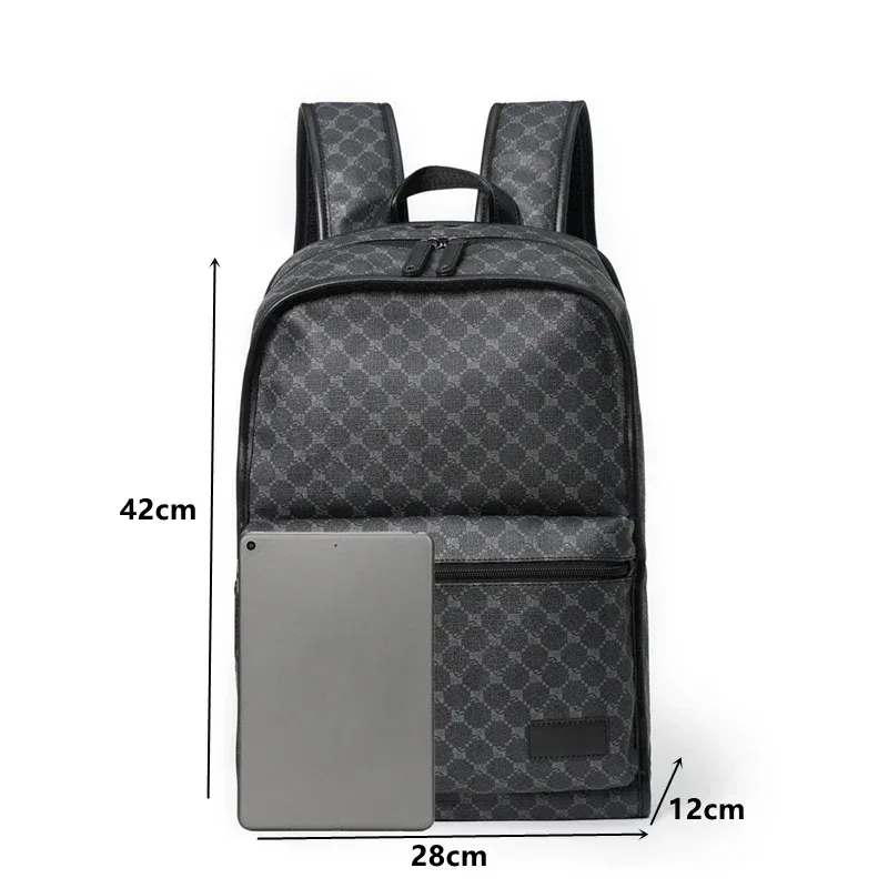 sac à dos à imprimé floral de luxe pour hommes, sacs à dos pour hommes, sacs de voyage de grande capacité, sac à dos en cuir pu, cartable masculin, design de mode