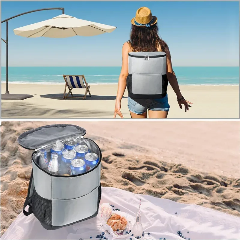 nouveau sac à dos isotherme grande capacité, sac isotherme pour pique-nique, sac de camping isotherme, étanche