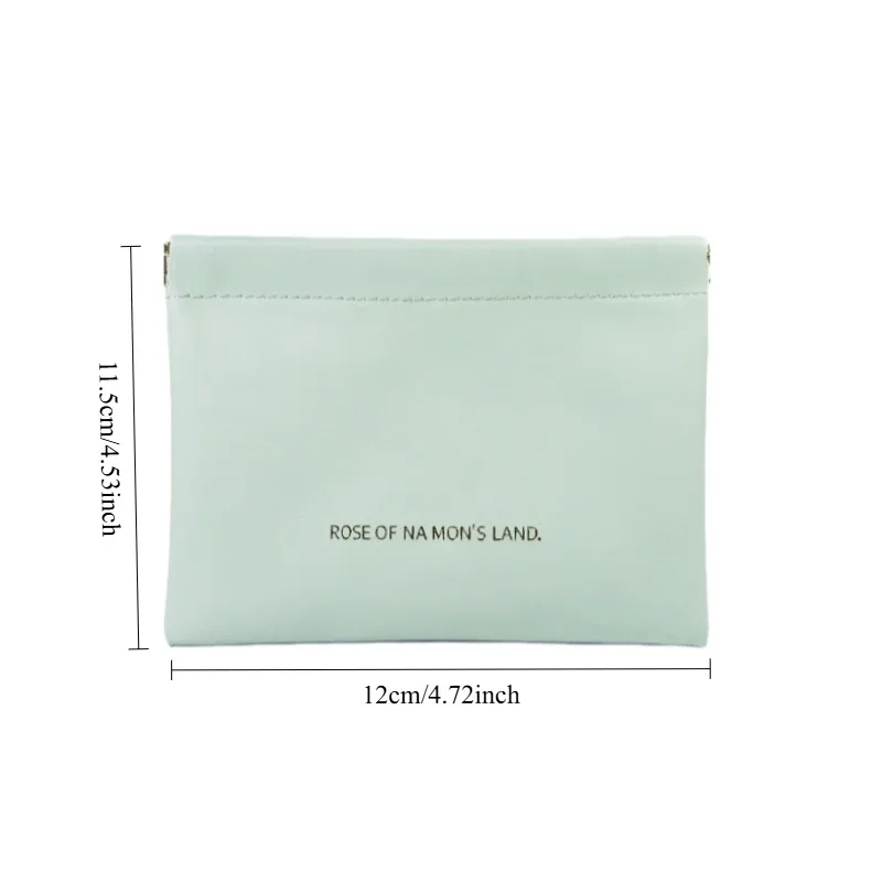 mini sac de rangement pour shrapnel, 1 pièce, fermeture automatique, sac de rangement, porte-monnaie, sac à cosmétiques, sac de voyage portable, cadeau pour fille