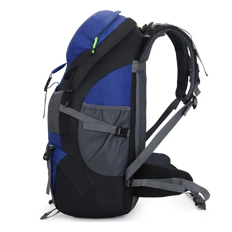 sac à dos de trekking en plein air pour hommes et femmes, sac de randonnée de camping, sac à dos d'alpinisme, sac de sport léger multifonctionnel, 50l