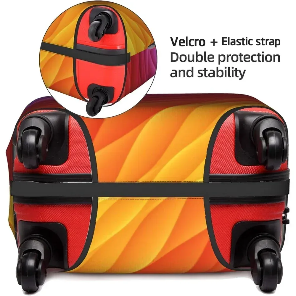 housses de protection pour bagages de voyage, housse de protection pour valise, housses anti-poussière extensibles pour accessoires de voyage, fournitures de bagages