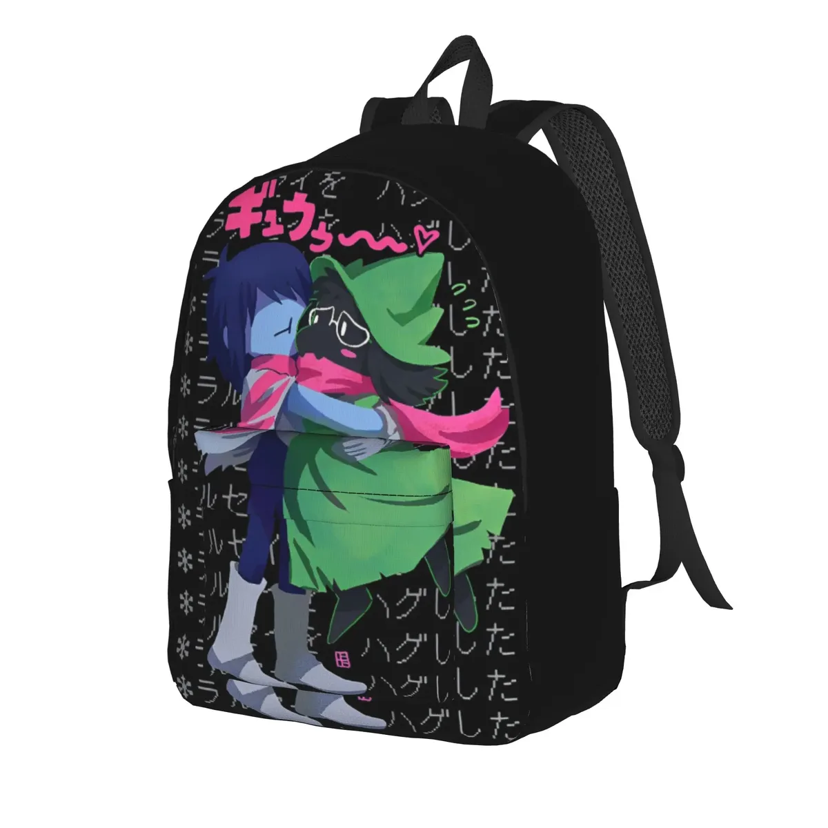 sac à dos de jeu deltarunes pour hommes, femmes, adolescents, lycéens, randonnée, voyage, sac à dos de jour, sacs en toile pour ordinateur portable avec poche