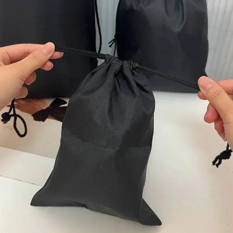 pochette de rangement à cordon en nylon, sac multifonctionnel, sacs pour voyage et activités de plein air de 10x20cm à 30x20cm, sac de rangement