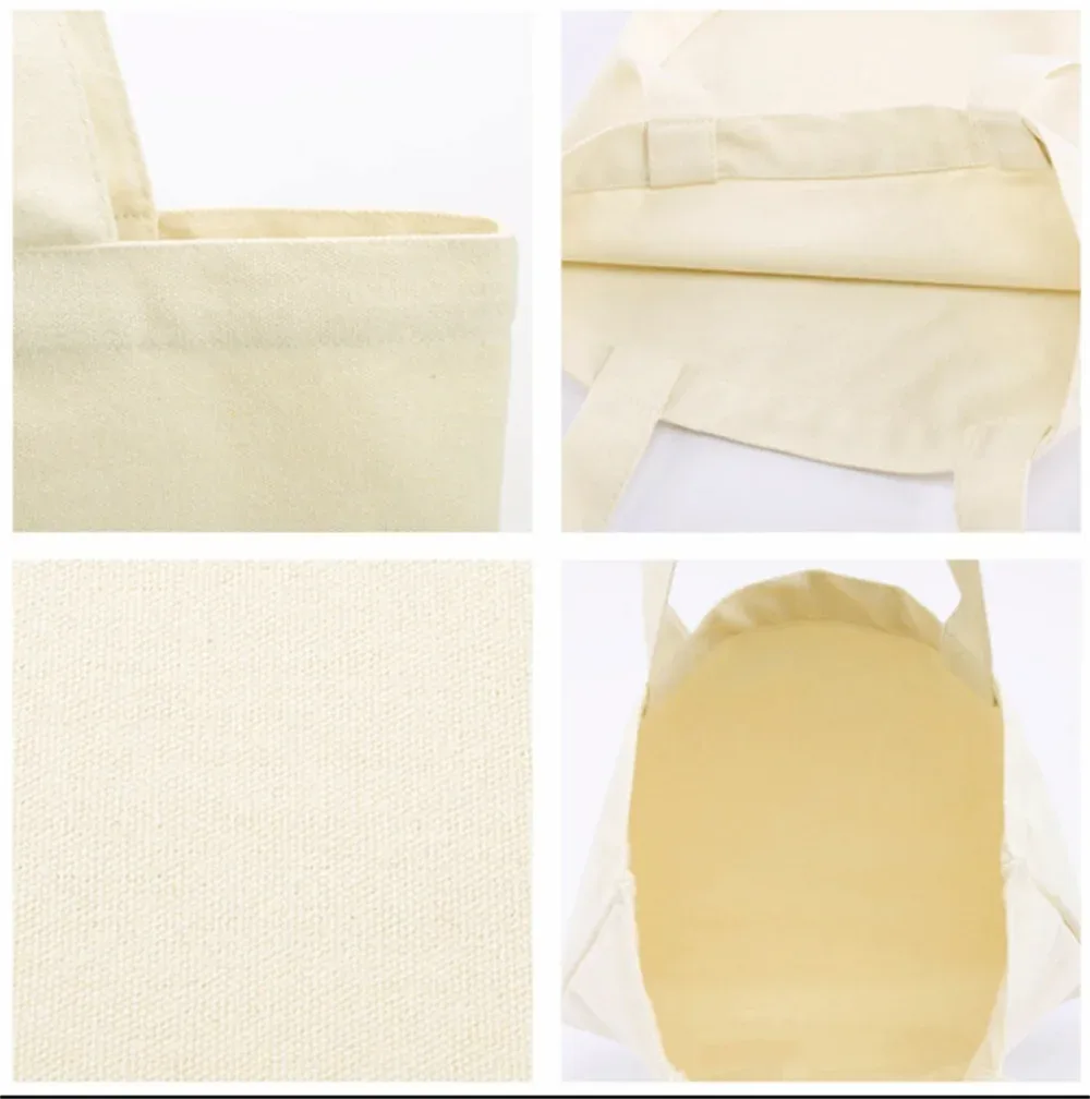 30 pièces de sacs en coton personnalisés, sacs fourre-tout légers, sacs d'épicerie réutilisables de taille moyenne, sacs en tissu diy, cadeau