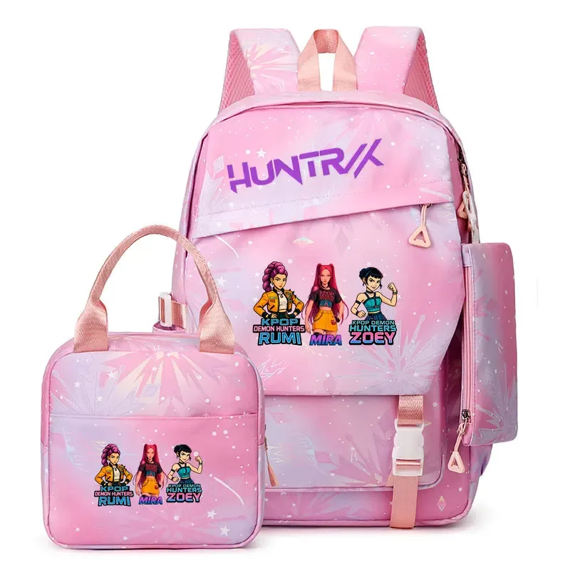 sac à dos kpop demon hunters, capacité importante, rumi mira zoey, sacs d'école, sacs de voyage, sac à dos pour ordinateur portable, nouvelle mochila pour étudiants, sacs cadeaux