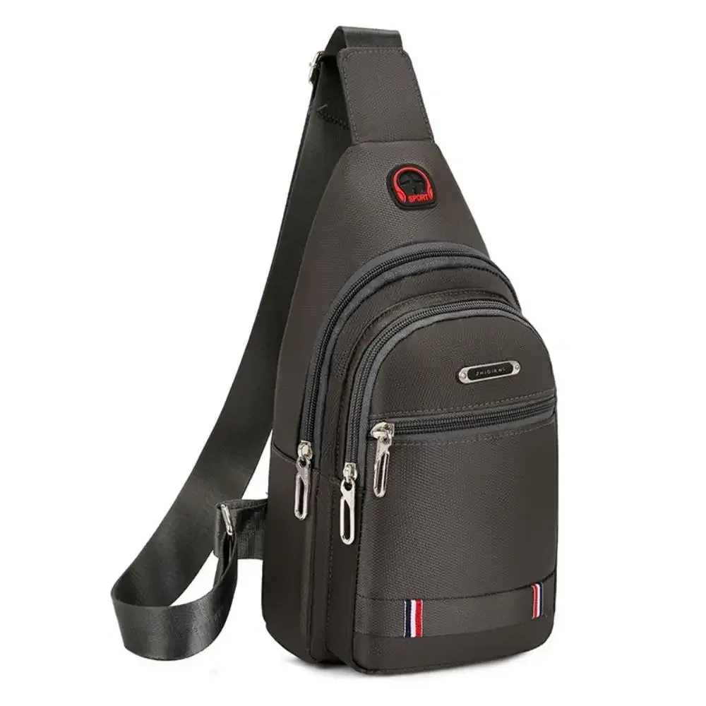 noir gris marron hommes sacs de messager nouveau rectangle oxford tissu hommes sac à bandoulière usb charge sac à bandoulière mâle 3 sac à fermeture éclair
