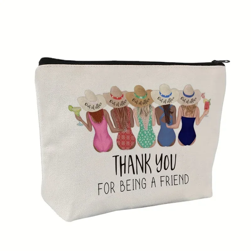 une trousse de maquillage super mignonne, idéale pour les voyages, et également un cadeau d'anniversaire parfait pour une amie. articles essentiels légers, utilisés pour l'orgue