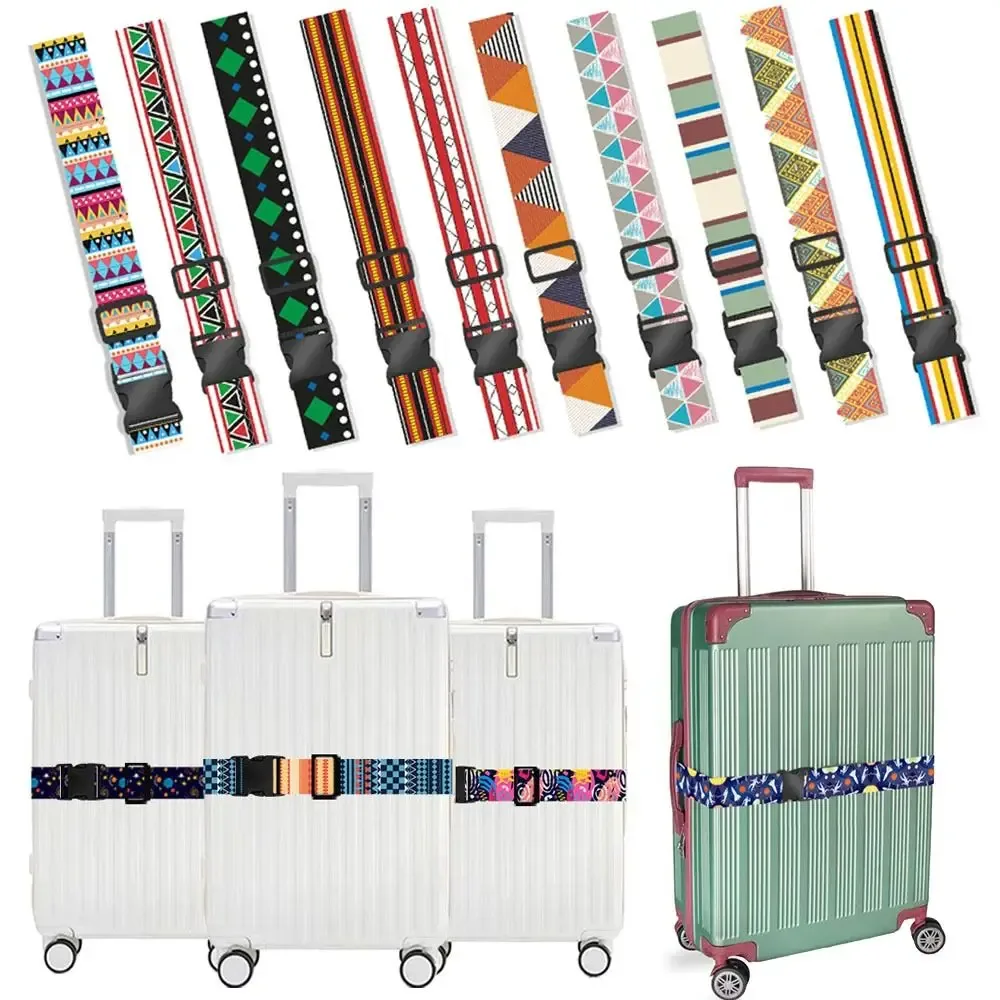 ceintures bagages multicolores abs geometrie noirs bleus roses kaki rouges gris beiges voyage sécurité valises