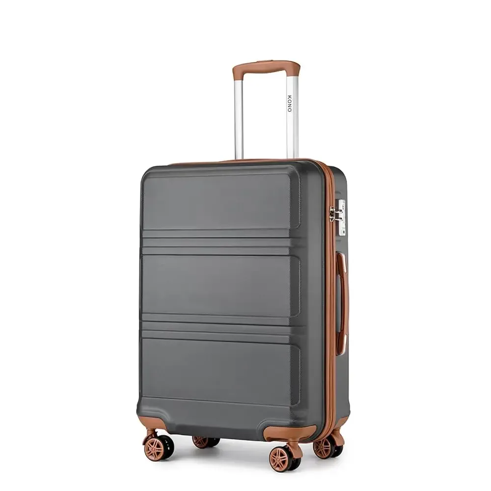 kono-serrure tsa, valise (m/l/xl) tono, étui rigide, chariots abs légers à roues jumelles