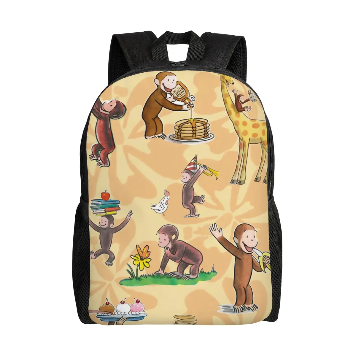 sac à dos curious george african monkey pour enfants, garçons et filles, sacs à dos légers pour tout-petits, maternelle