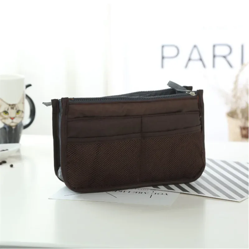 trousse de maquillage portable en toile pour hommes et femmes, sacs de voyage, trousse de maquillage, trousse de maquillage, trousse de toilette multifonctionnelle décontractée, sac à main de rangement