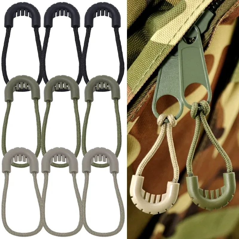 sac à dos à fermeture éclair flexible, pratique, cartable à fermeture éclair en pvc, extension de fermeture éclair légère, tête de corde, accessoires de sac portables
