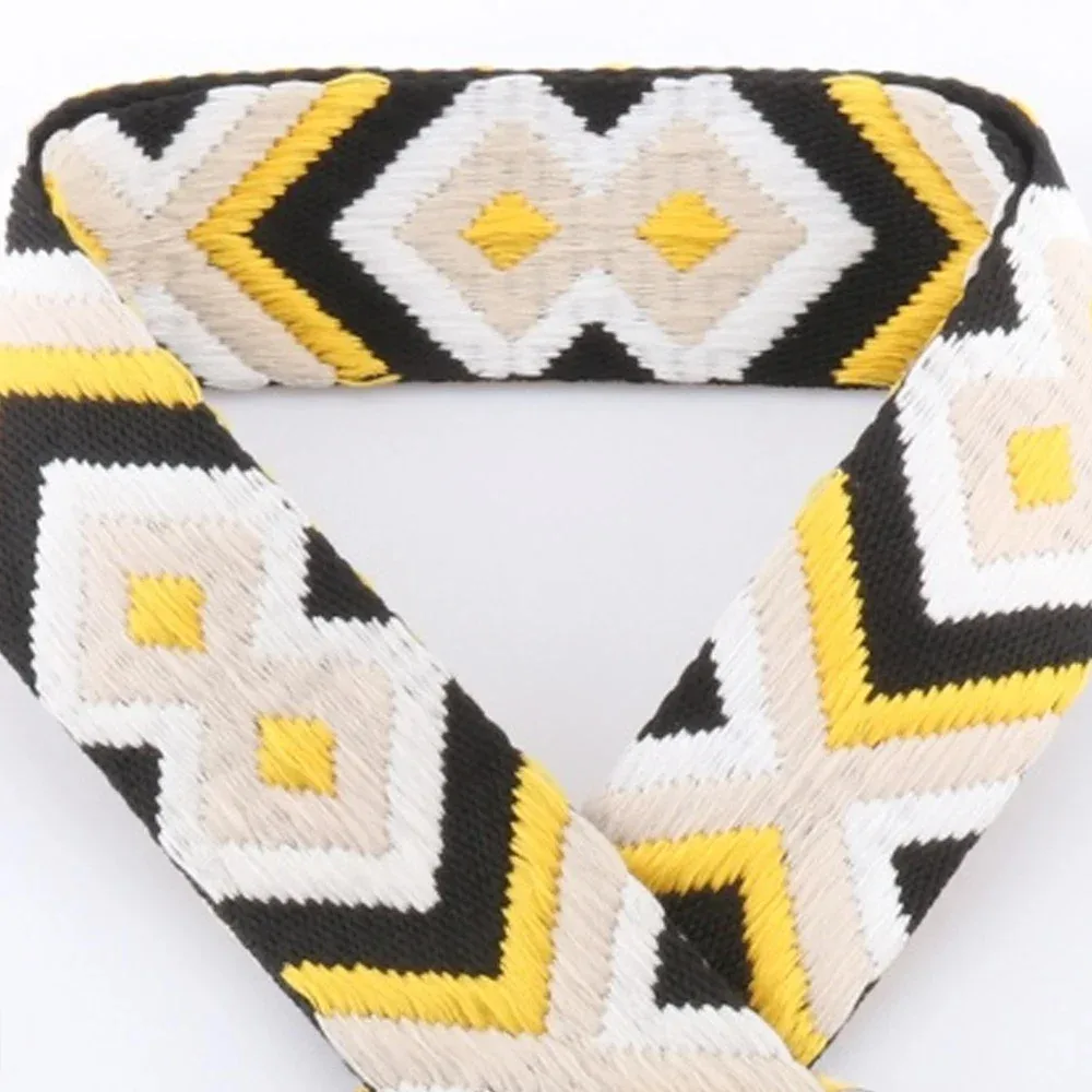 meetee-sangle jacquard en polyester, sangle de sac à dos, ruban de reliure pour vêtements, accessoires de couture, 38mm, 2 mètres