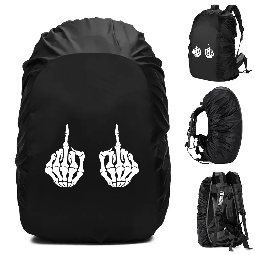 sac à dos imperméable pour homme, housse de pluie, sport de plein air, cyclisme de nuit, housse de pluie légère, sac de sécurité, camping, randonnée, 20l-75l