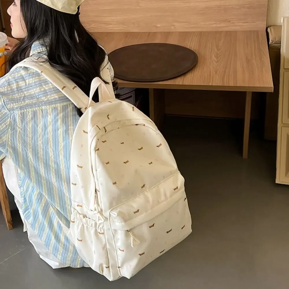 sac à dos portable en nylon pour chien, style coréen, sac à main, sac d'école pour étudiants, sac de voyage grande capacité, sac à bandoulière